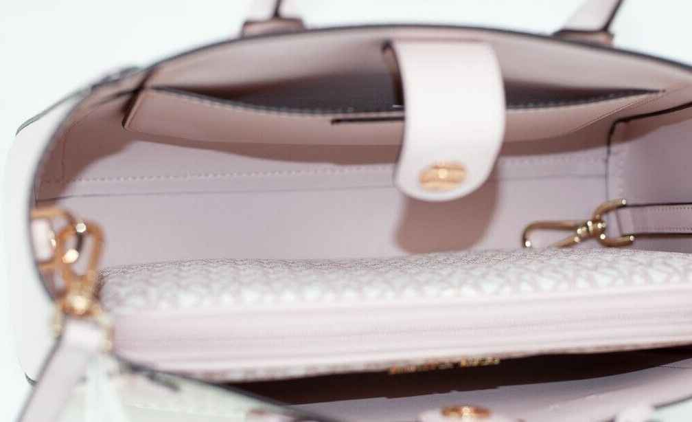 MICHAEL KORS Satchel Handbag Purse Vanilla Luggage Large New With Tags MSRP  $398 | eBay