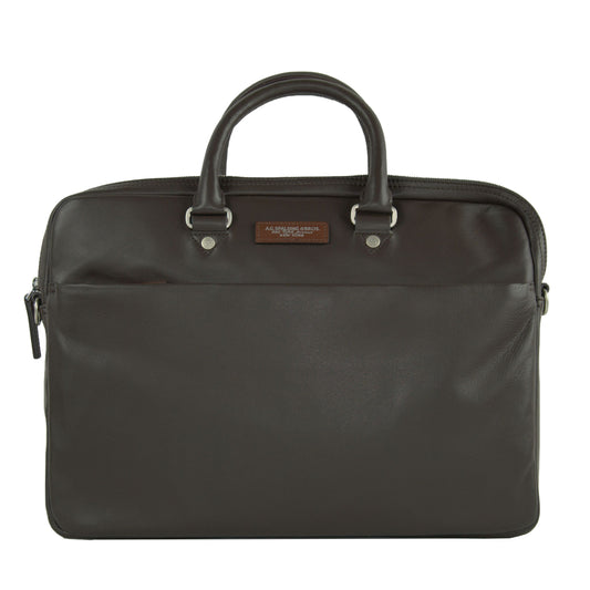 A.G. Spalding & Bros Brown Bovine Leather Briefcase